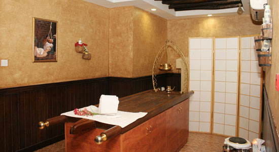 Treatment Room at Khajuraho Centre